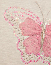 Baby Butterfly Net Skirt Dress, Ivory (IVORY), large