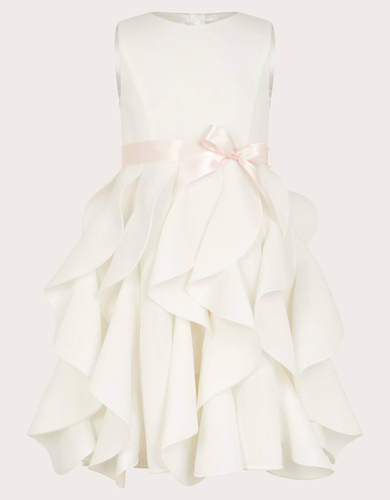 Monsoon girls white sales dress