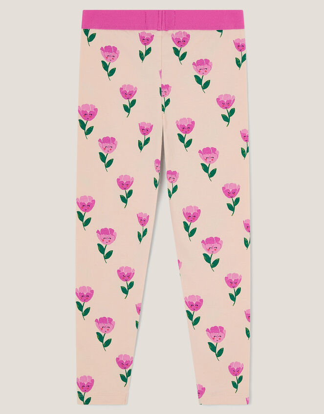 Floral Print Leggings, Multi (MULTI), large