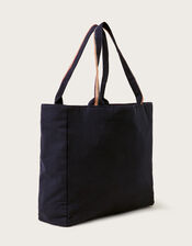 Embroidered Shopper Bag, , large