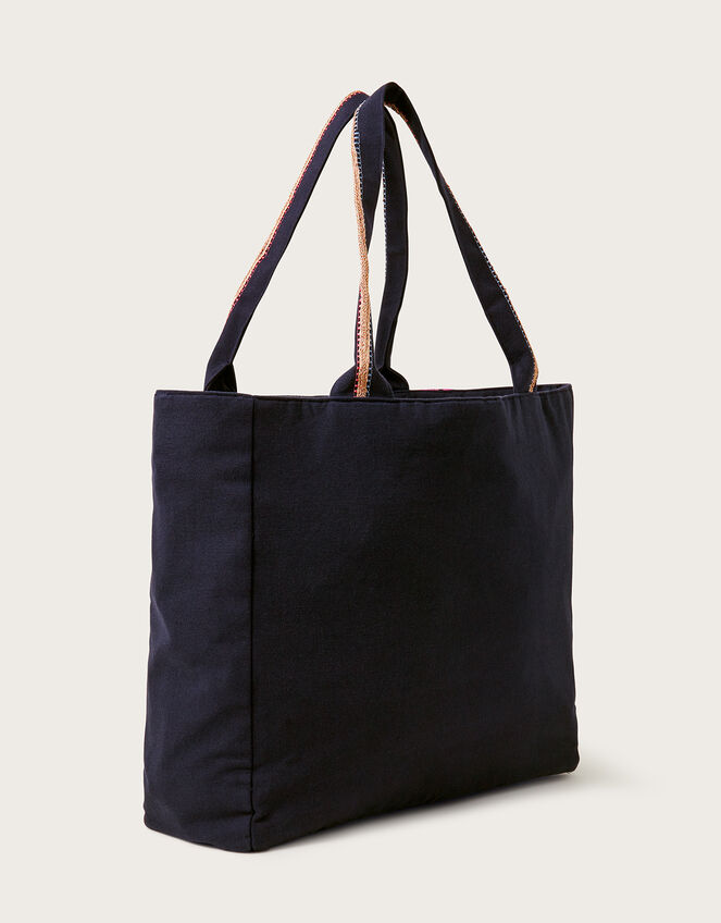 Embroidered Shopper Bag, , large