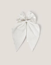 Sparkle Bow Hair Clip, , large