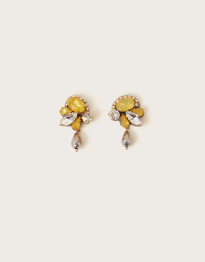 Statement Gem Earrings, , large