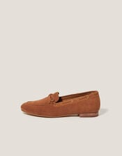 Suede Boat Shoes, Tan (TAN), large