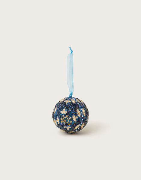Embellished Bead Bauble, , large