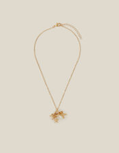 Initial Charm Necklace Set, Gold (GOLD), large