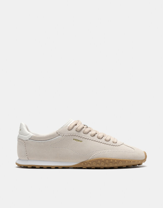 Hoff Bridge Suede Trainers, Camel (BEIGE), large