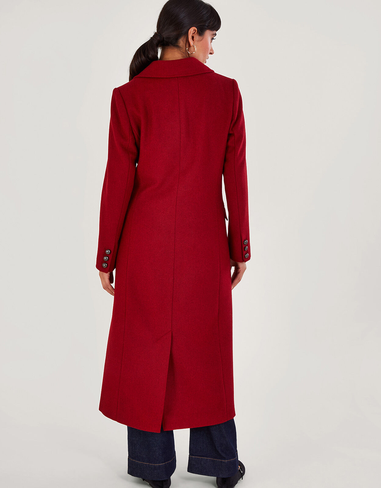 Monsoon red sales coat
