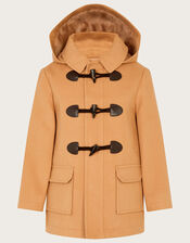 Hooded Duffle Coat, Camel (CAMEL), large