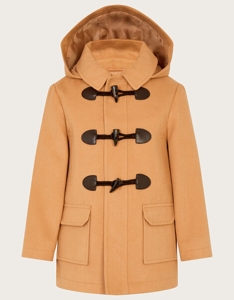 Hooded Duffle Coat, Camel (CAMEL), large