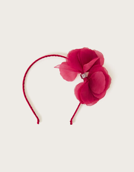 Ruffle Velvet Headband, , large