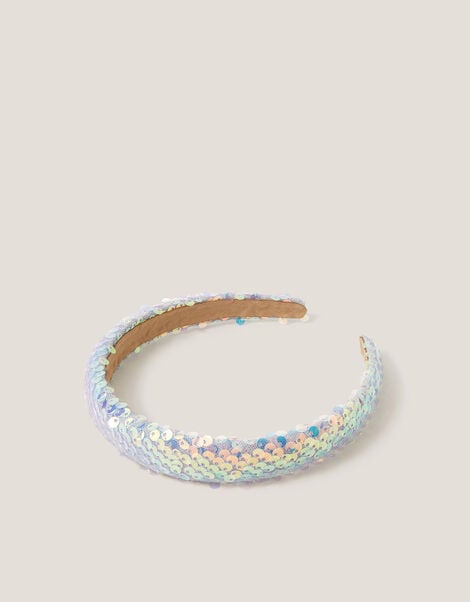 Frosted Sequin Headband, , large