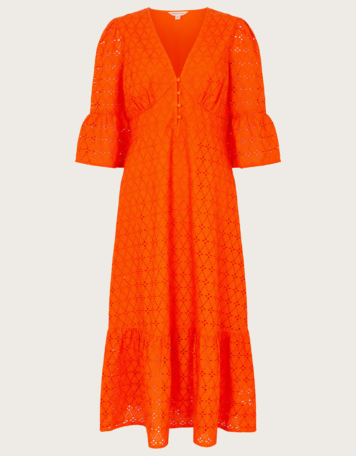 Monsoon orange shop dress