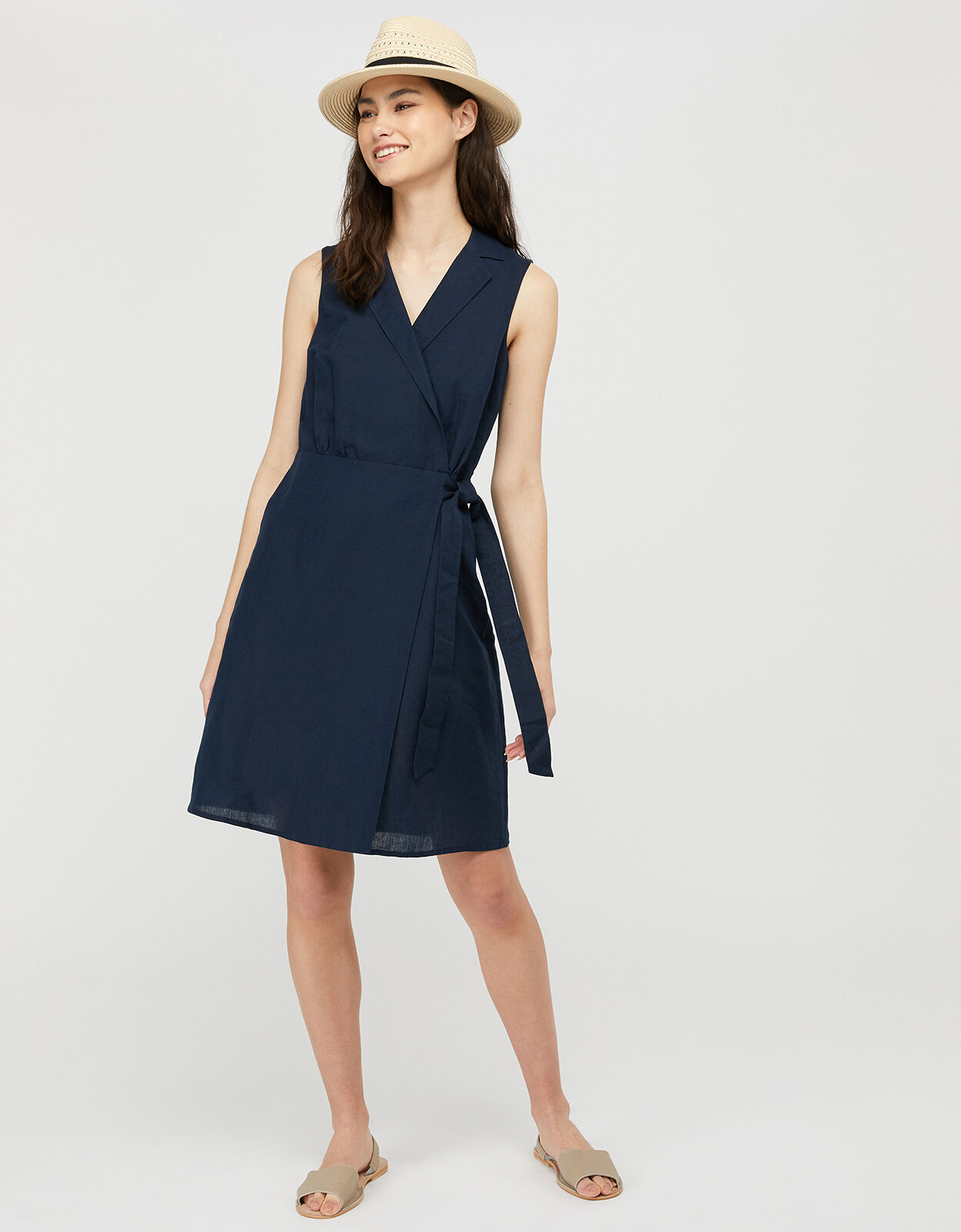 Monsoon top linen dress