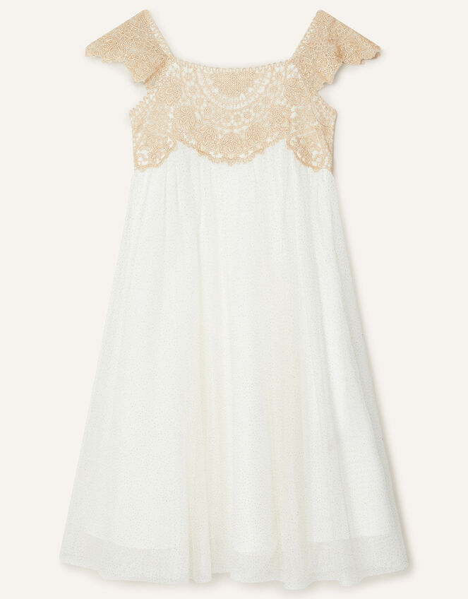 Estella Shimmer Dress, Gold (GOLD), large