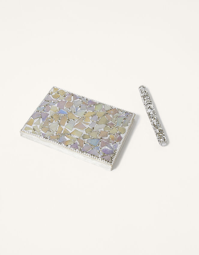 Mosaic Metallic Notebook and Pen Set, , large