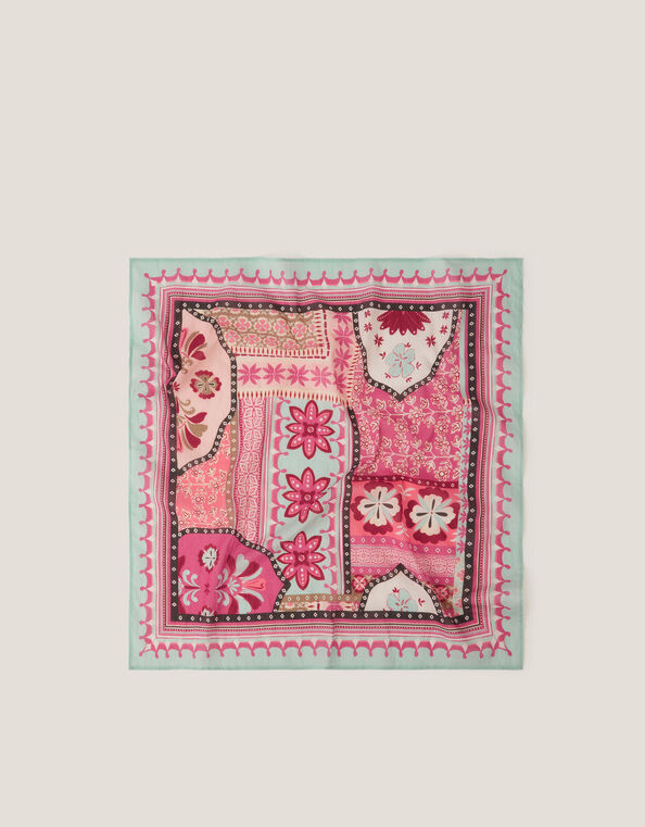 Patti Floral Print Bandana Scarf, , large