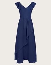 Indi Tie-Back Prom Dress, Blue (NAVY), large