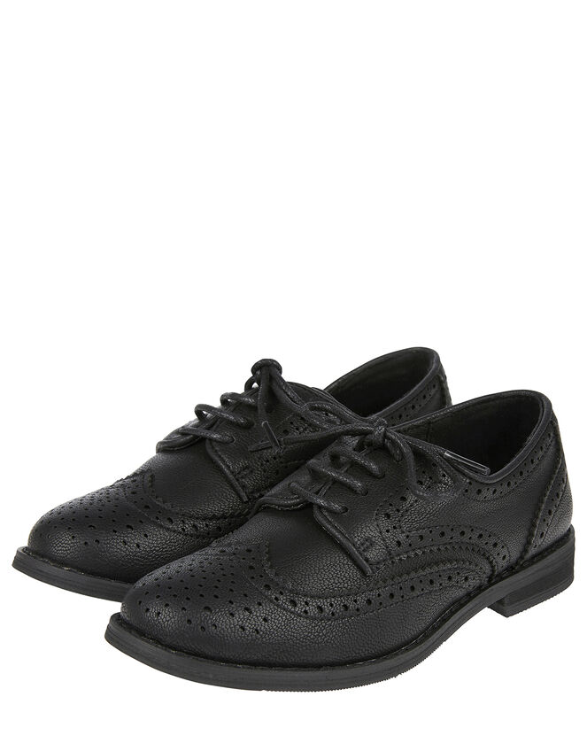 Brogue Shoes, Black (BLACK), large