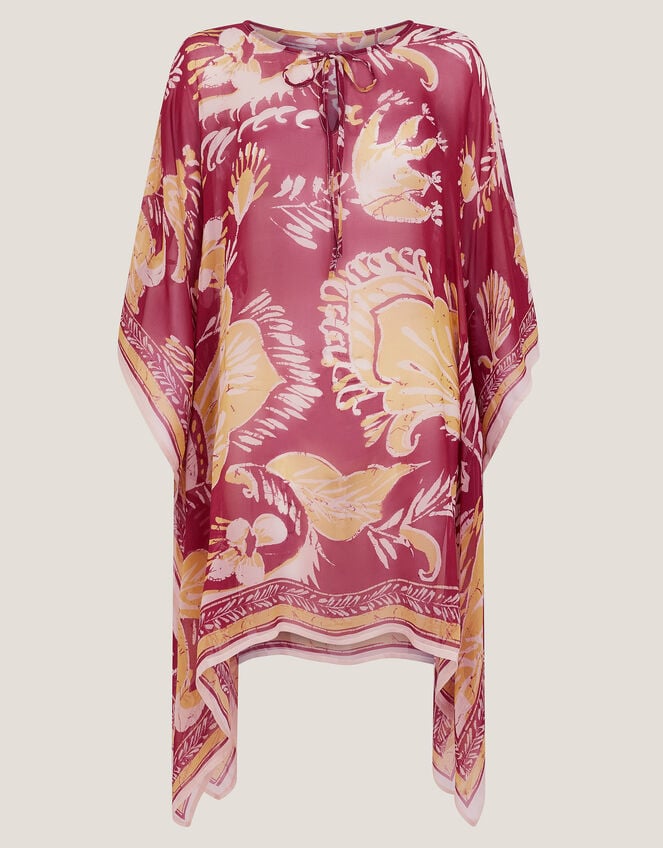 Misha Ornate Print Mini Kaftan, , large