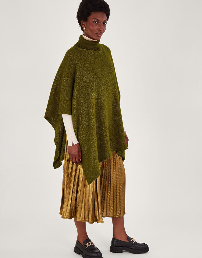 Metallic Poncho, , large