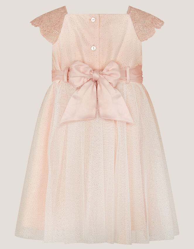 Baby Estella Embroidered Tulle Dress, Pink (PINK), large