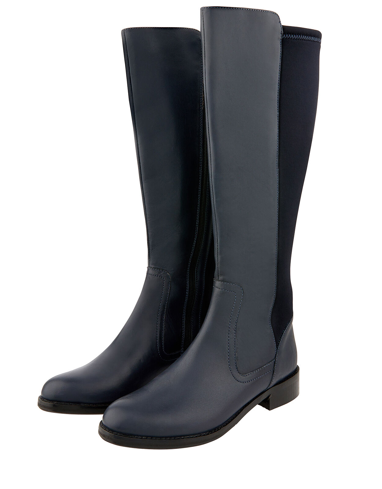 Long navy boots clearance