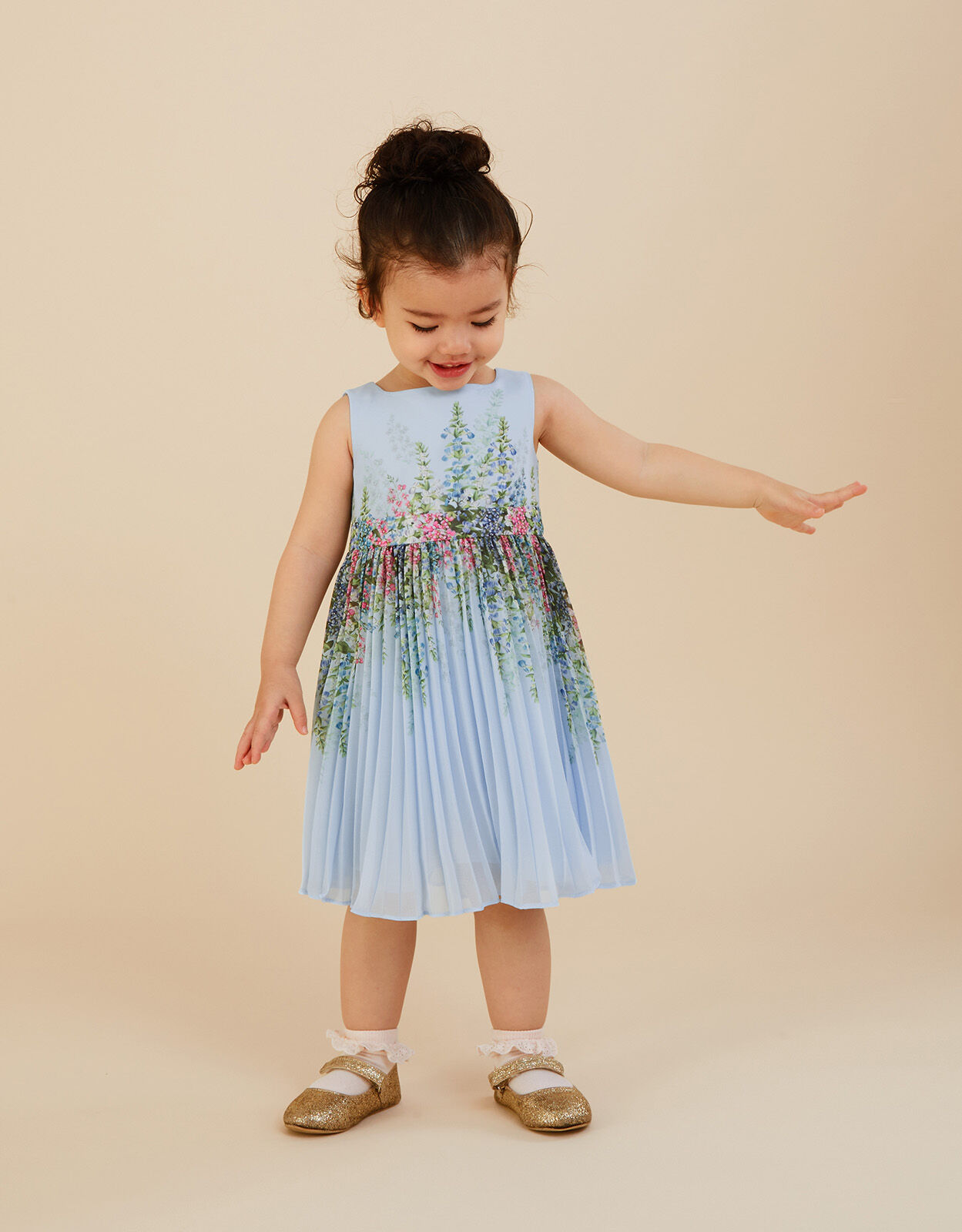 Monsoon shop pleated dress
