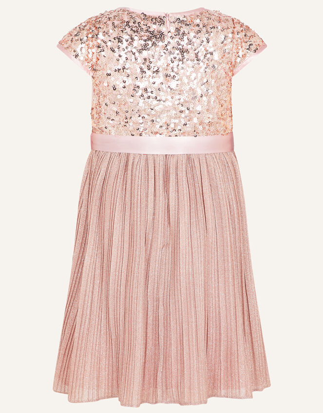 Gilded Rose Sequin Dress, Pink (DUSKY PINK), large
