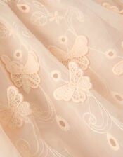 Beryl Butterfly Broderie Dress, Orange (PEACH), large
