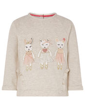 Baby Mouse Set with Organic Cotton, Camel (OATMEAL), large