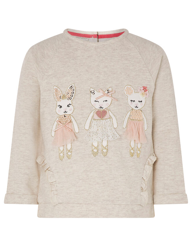 Baby Mouse Set with Organic Cotton, Camel (OATMEAL), large