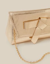 Pippa Bow Clutch Bag, , large