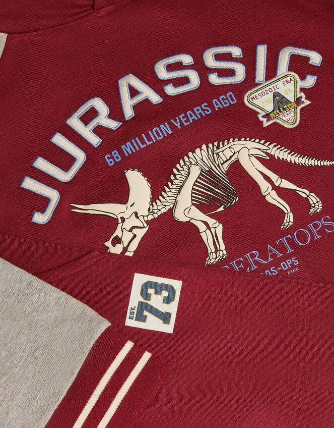 Jurassic Graphic Hoodie & Joggers Set, Red (BURGUNDY), large