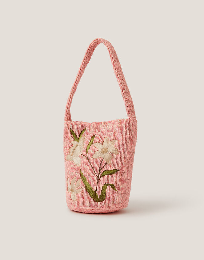 Victoria Floral Beaded Bag, , large