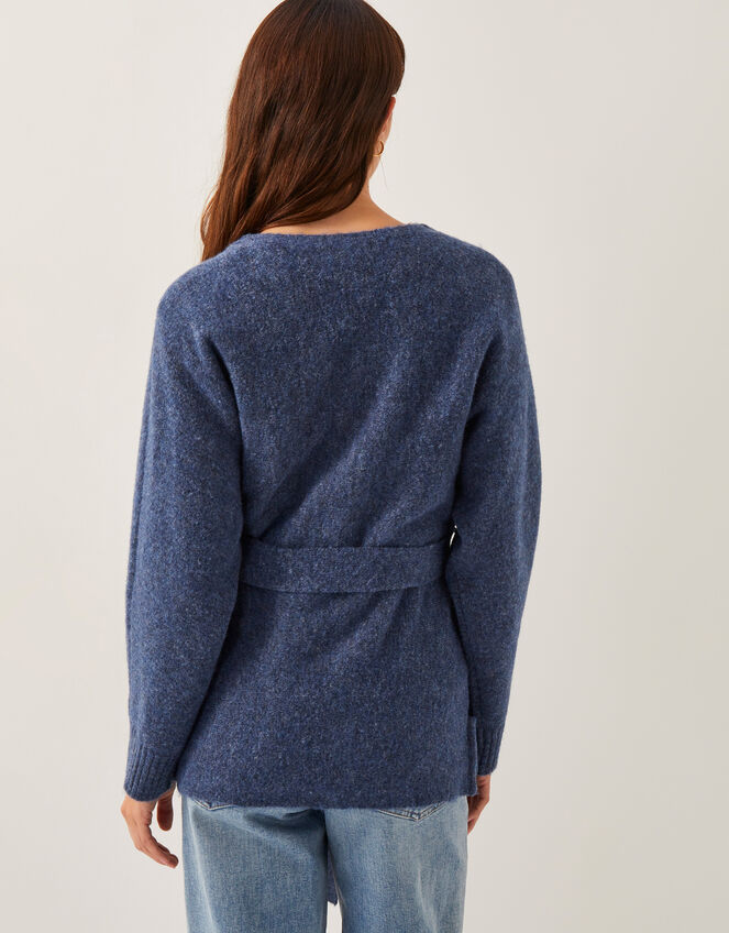 Bay Belted Cardigan, Blue (BLUE), large