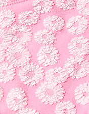 Floral Jacquard Cut-Out Swimsuit, Pink (PINK), large