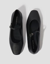 Crista Mary Jane Ballet Flats, Black (BLACK), large