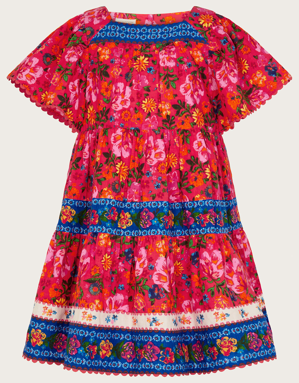 Monsoon red hot sale dress girl
