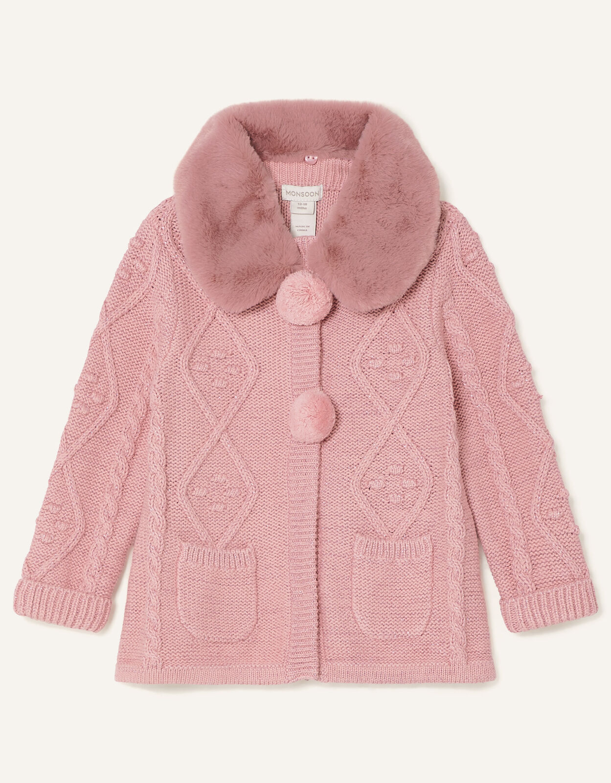 Monsoon baby girl cardigan sale