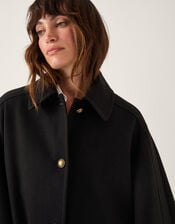 Ciara Cape Coat, Black (BLACK), large