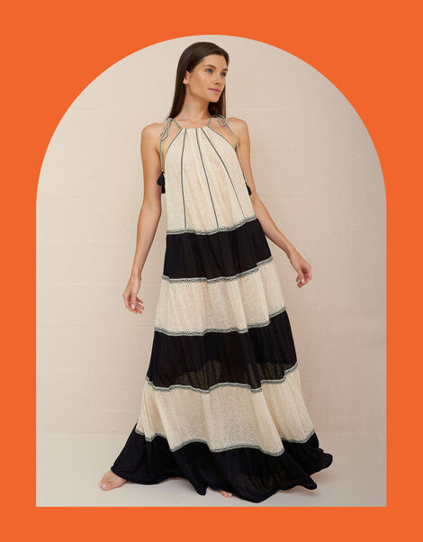 Pitusa Aegean Tiered Maxi Dress, , large