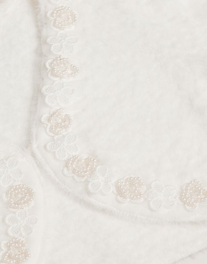 Phoebe Pearl Trim Cardigan, Ivory (IVORY), large