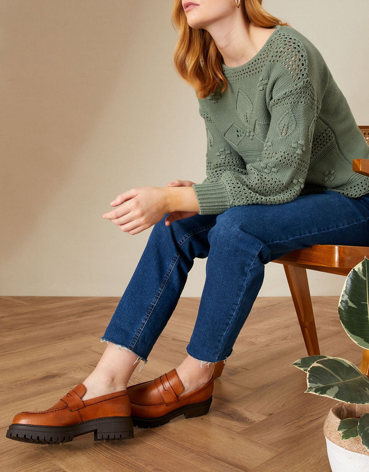 Tan clearance loafers womens