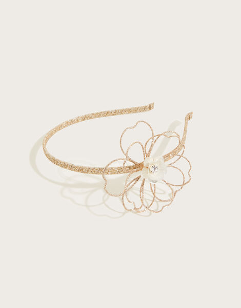 Layer Flower Wire Headband, , large