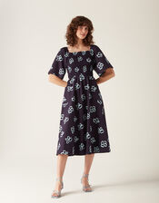 Mirla Beane Elloise Dress, Blue (NAVY), large