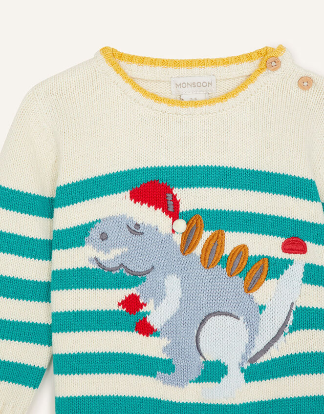 Newborn Christmas Dino Set, Green (GREEN), large