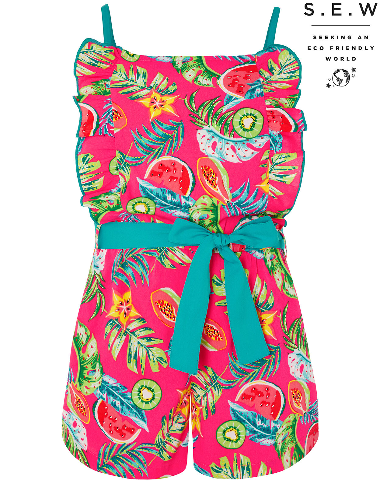 Inna Fruit Print Playsuit Pink | Girls 