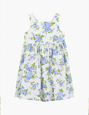 Trotters Floral Pocket Dress, Blue (CORNFLOWER), large