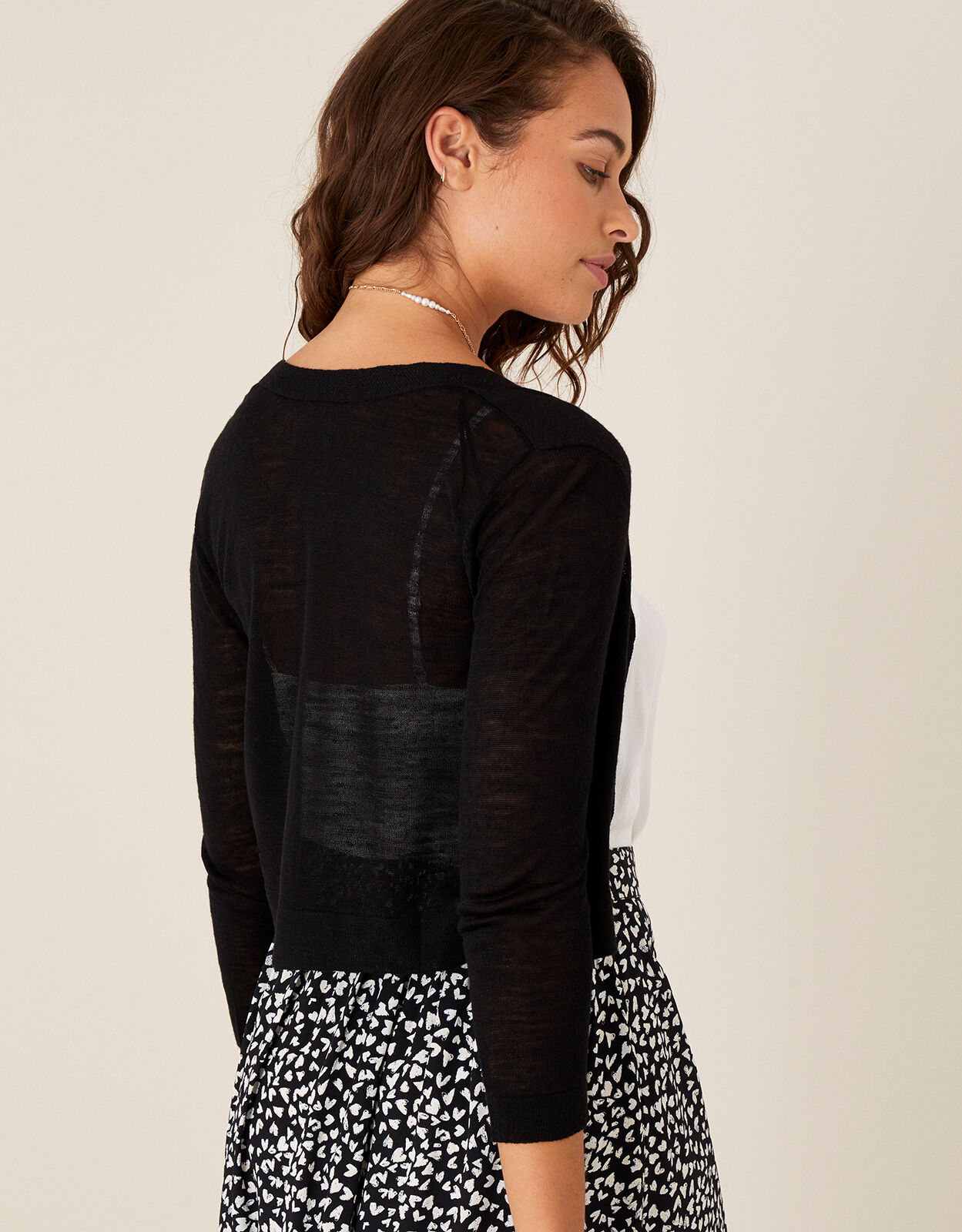 Monsoon black shrug online